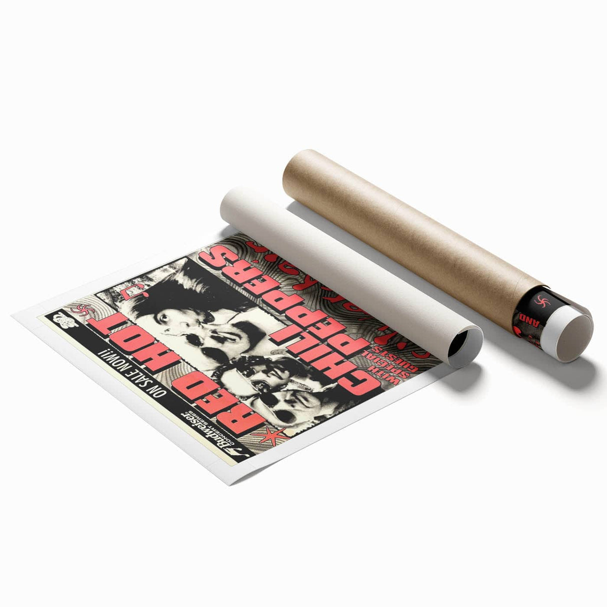 Red Hot Chili Peppers Concert Poster | Vintage Rock Wall Art