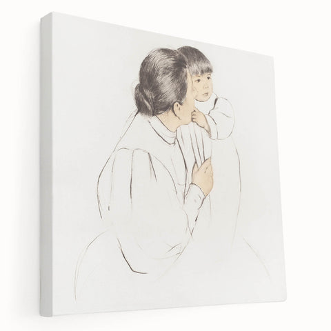 Impressionism Wall Art: Peasant Mother and Child by Mary Cassatt Prints