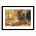 Romantic Art Prints: Ruined Cellar—Arras by John Singer Sargent