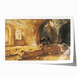Romantic Art Prints: Ruined Cellar—Arras by John Singer Sargent
