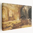 Romantic Art Prints: Ruined Cellar—Arras by John Singer Sargent
