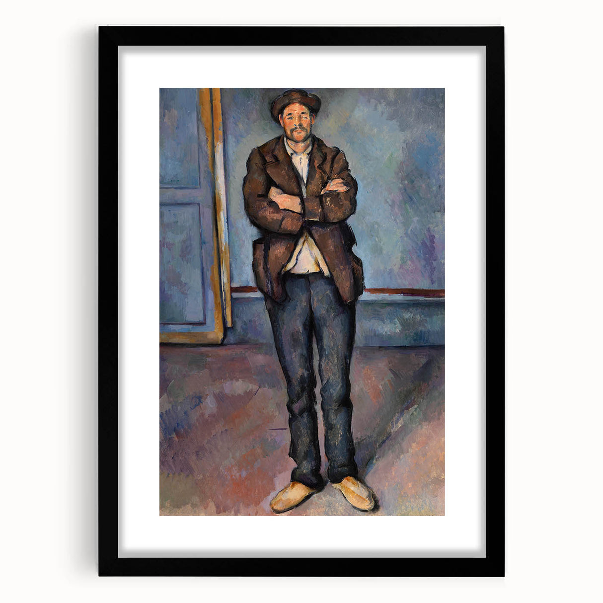 Impressionism Wall Art: Standing Peasant by Paul Cézanne Prints