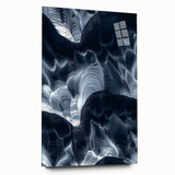 Acrylic glass artwork showcasing a vibrant landscape with intricate cave details, viewed from the side. The design highlights natural elements and textures, perfect for home decor.