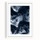 Framed landscape artwork showcasing a cave scene, featuring earthy tones and intricate details, with a white mat for added elegance, perfect for home decor.