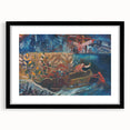 Expressionist Compassion Scene – Carrying the Sick Canvas Wall Art