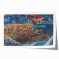 Expressionist Compassion Scene – Carrying the Sick Canvas Wall Art