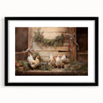 Farmhouse Holiday Chickens – Rustic Christmas Wall Decor