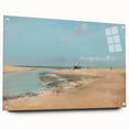 Impressionist Beach Wall Art - Degas Low Tide Seascape, Framed Print