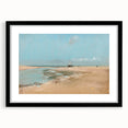 Impressionist Beach Wall Art - Degas Low Tide Seascape, Framed Print