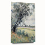Acrylic glass landscape art piece showcasing vibrant colors and intricate details, displayed in a side view orientation, emphasizing its sleek design and modern aesthetic. Perfect for enhancing contemporary home decor.