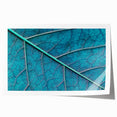 Close-up of green leaves on an extra large rolled canvas, suitable for art wall dining room or classy bathroom wall art.