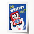 Retro Daz Detergent Poster - Vintage Laundry Room Wall Art