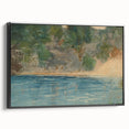 Realism Art Print - Blue Spring, Florida by Winslow Homer Canvas Art