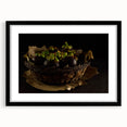 Rustic Mangosteen Basket Art – Vintage Kitchen Still Life Print