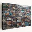 Large art depicting a vibrant Brazilian landscape on stretched canvas, suitable for kitchen wall art.