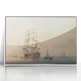 Romantic Art Prints: A Warship Preparing to Leave the Anchorage