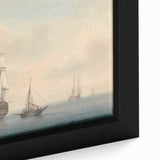Romantic Art Prints: A Warship Preparing to Leave the Anchorage