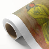 Expressionist Woman with Basket – Vibrant Figurative Wall Art