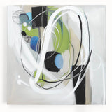 Abstract Art Prints – Modern Green and Blue Geometric Wall Design