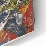 Expressionist Woman and Child – Vibrant Figurative Wall Art