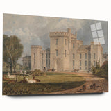 Romanticism Art of Hampton Court - Classic Romantic Era Canvas