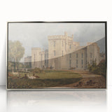 Romanticism Art of Hampton Court - Classic Romantic Era Canvas