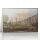 Romanticism Art of Hampton Court - Classic Romantic Era Canvas
