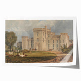 Romanticism Art of Hampton Court - Classic Romantic Era Canvas