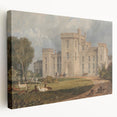 Romanticism Art of Hampton Court - Classic Romantic Era Canvas