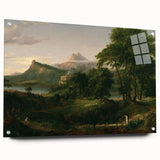 Pastoral Landscape Canvas - Romanticism Art by Thomas Cole