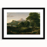 Pastoral Landscape Canvas - Romanticism Art by Thomas Cole