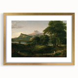 Pastoral Landscape Canvas - Romanticism Art by Thomas Cole