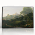 Pastoral Landscape Canvas - Romanticism Art by Thomas Cole