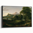 Pastoral Landscape Canvas - Romanticism Art by Thomas Cole