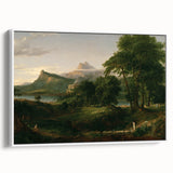 Pastoral Landscape Canvas - Romanticism Art by Thomas Cole
