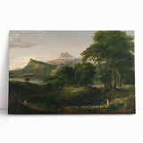 Pastoral Landscape Canvas - Romanticism Art by Thomas Cole