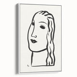 Expressionist Art - "Woman's Head" by Leo Gestel - Minimalist Portrait