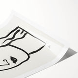 Expressionist Art - "Woman's Head" by Leo Gestel - Minimalist Portrait