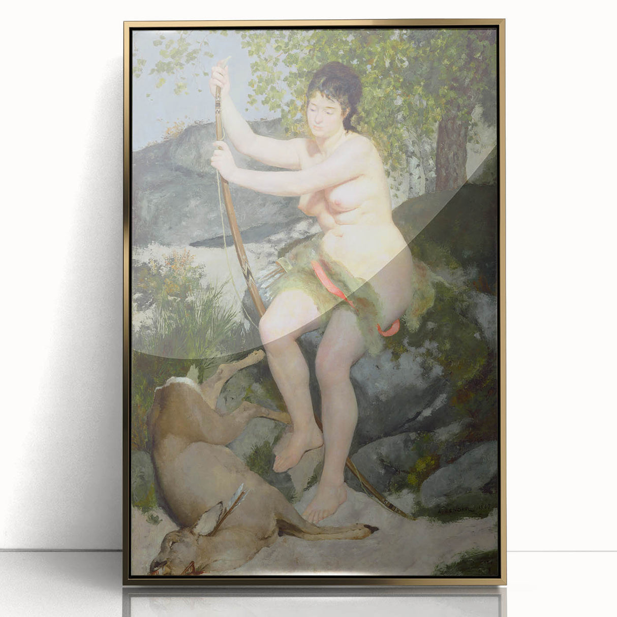 Impressionism Wall Art: Diana by Pierre-Auguste Renoir Prints