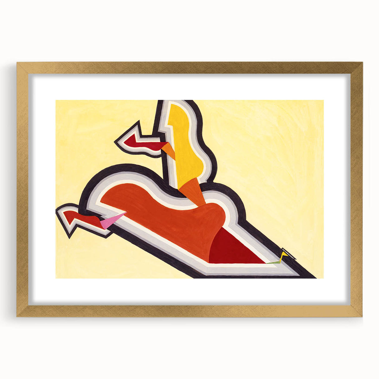 Modern Wall Art - Study in Rhythm by Joseph Schillinger - Bold Geometric Decor