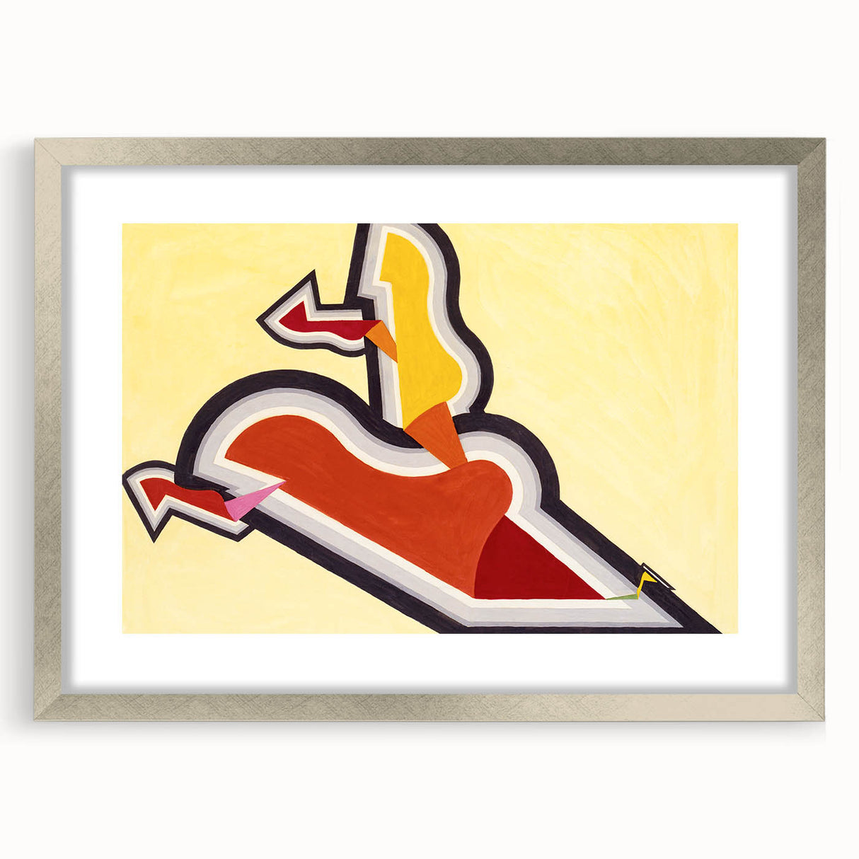 Modern Wall Art - Study in Rhythm by Joseph Schillinger - Bold Geometric Decor