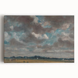 Romantic Landscape with Clouds - John Constable Canvas Print