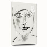 Expressionist Art - "Woman's Head" by Leo Gestel - Charcoal Portrait