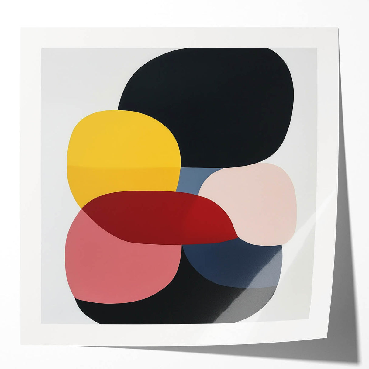 Colorful Abstract Wall Art – Vibrant Modern Color Block Design