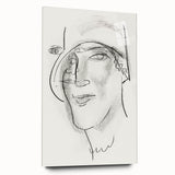 Expressionist Art - "Woman's Head and Face" by Leo Gestel - Charcoal Abstract