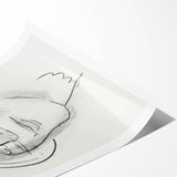 Expressionist Art - "Woman's Head and Face" by Leo Gestel - Charcoal Abstract