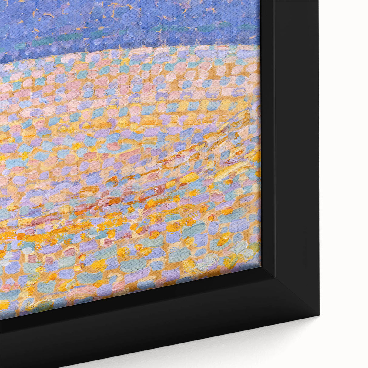 Modern Wall Art - Dune III by Piet Mondrian - Pastel Pointillist Decor