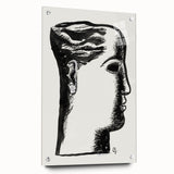 Expressionist Art - "Woman's Head" by Leo Gestel - Bold Profile Design