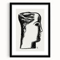 Expressionist Art - "Woman's Head" by Leo Gestel - Bold Profile Design