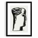 Expressionist Art - "Woman's Head" by Leo Gestel - Bold Profile Design